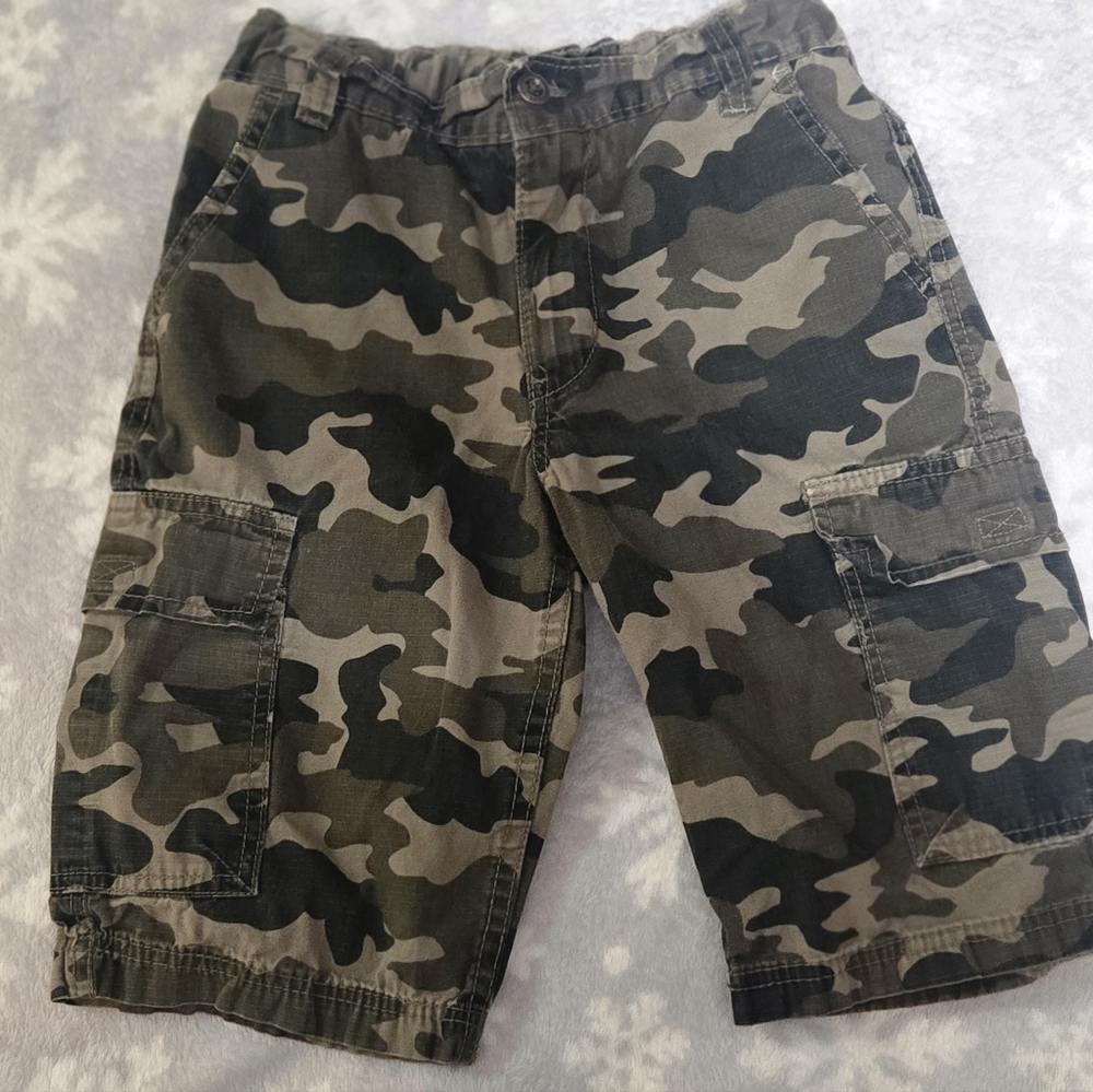 LEVI'S Boys Cargo Shorts 8 W61 CM Camouflage